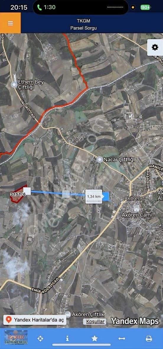 İstanbul Silivri Akören Kaçırılmayacak 1284m2 Satılık Arsa - Görsel 10