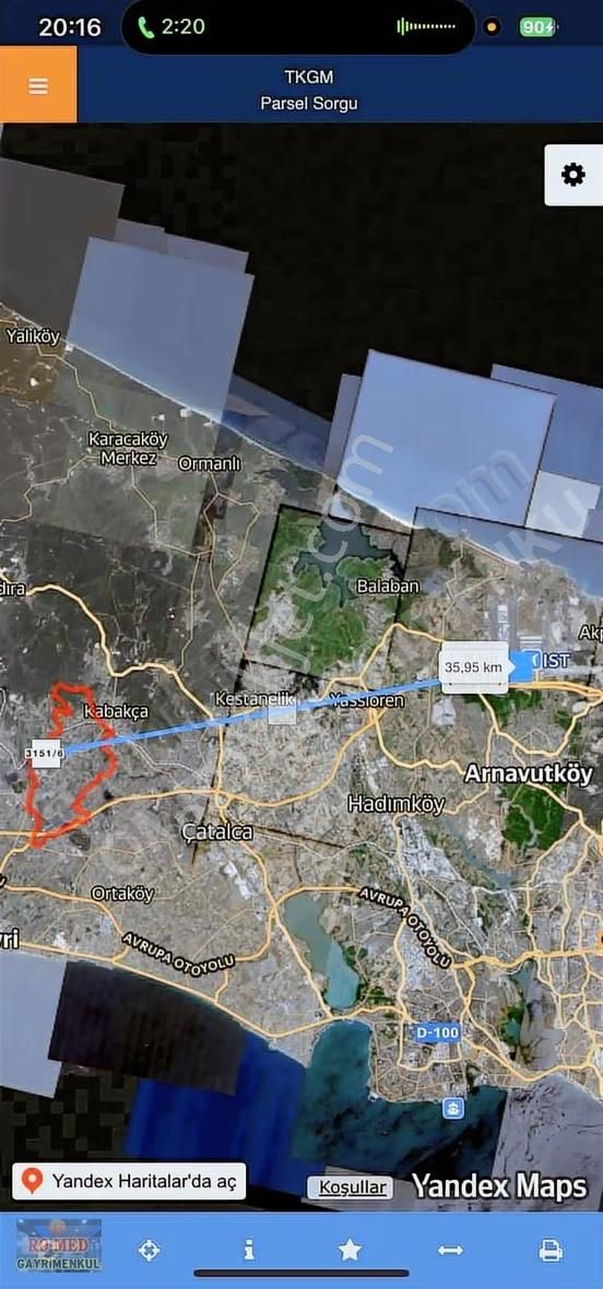 İstanbul Silivri Akören Kaçırılmayacak 1284m2 Satılık Arsa - Görsel 3