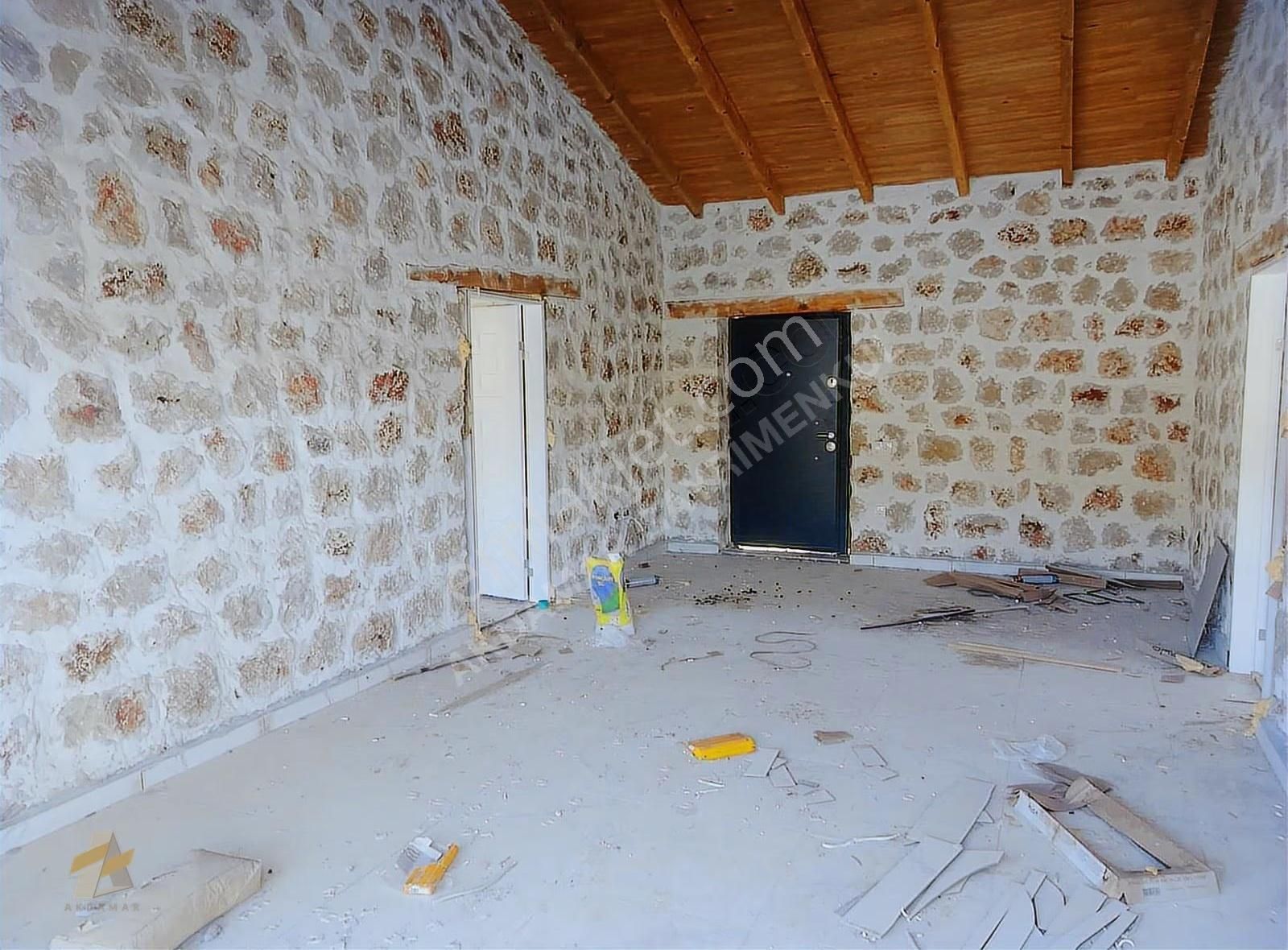 Kaş Sarıbelen 11 Dönüm İçinde Ruhsatlı 3 Taş Villa 3özel Havuz - Görsel 5