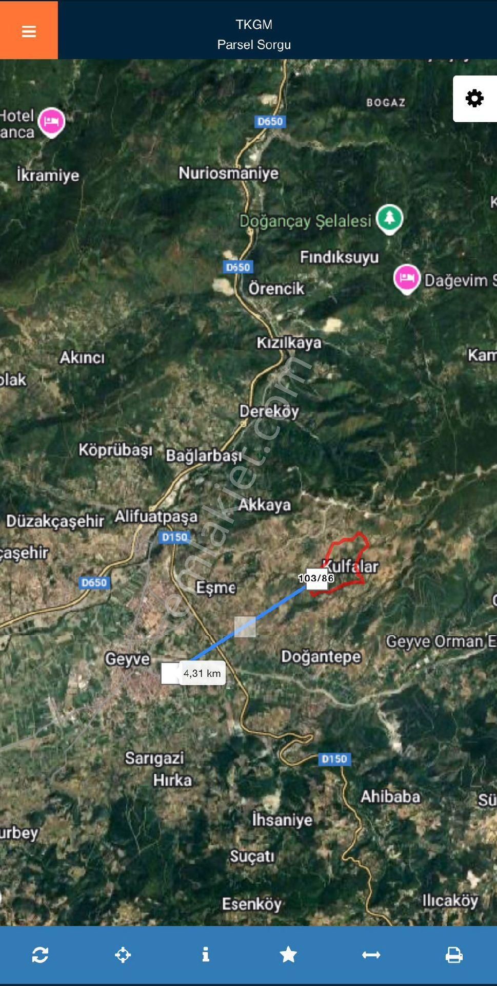 Sakarya Geyve Kulfalar İlçe Merkezine Yakın Doğa Manzaralı - Görsel 3