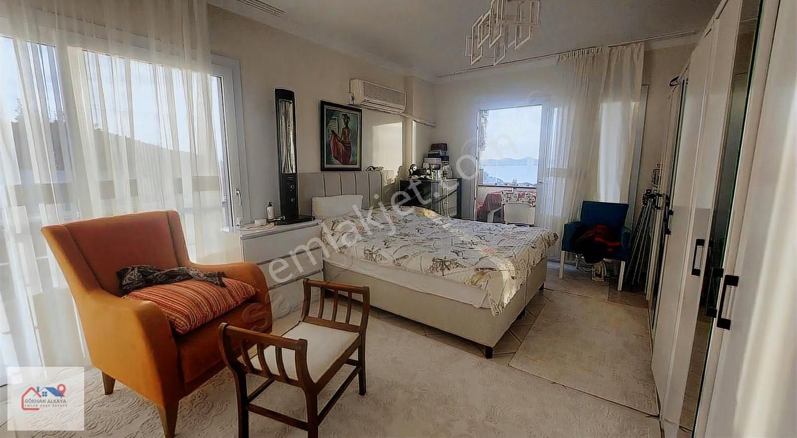 Muğla Güllük Satılık Deniz Manzaralı Yazlık 2+1 - Görsel 9