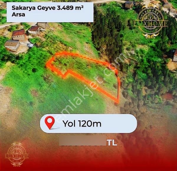Sakarya Geyvede 3.489 M2 Yatırımlık Satılık İmarlı Arsa