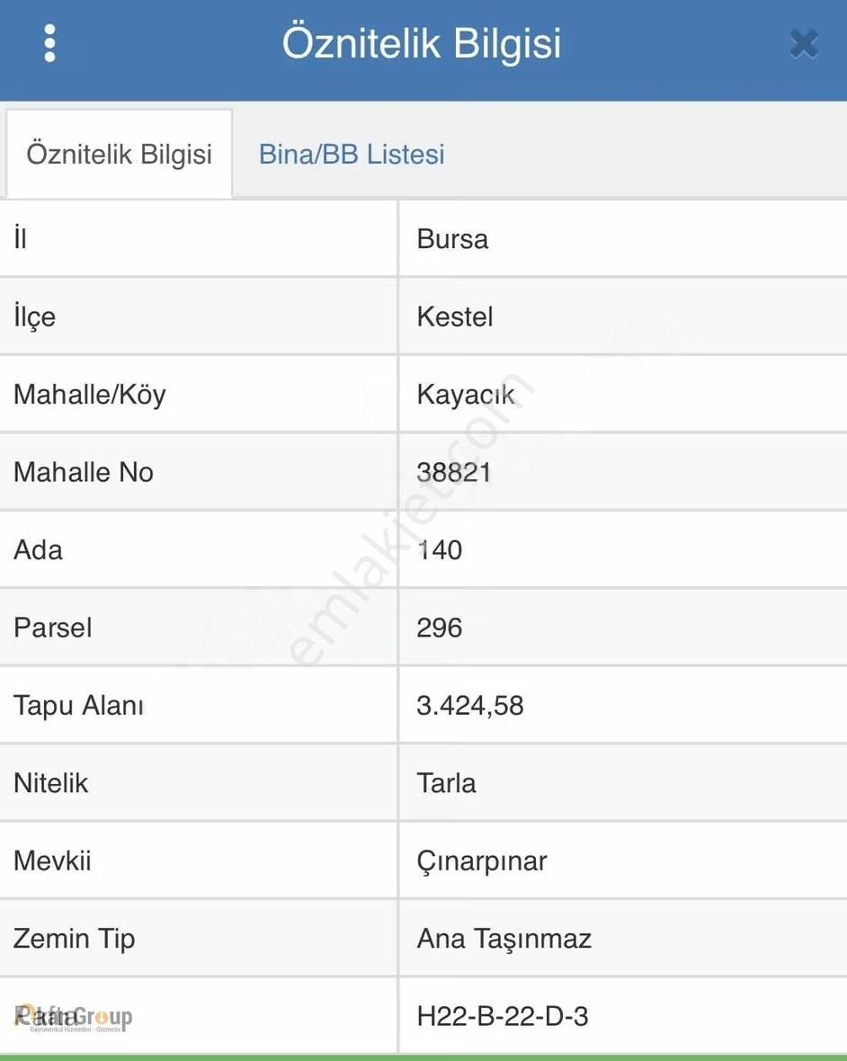 Okan Group Gayrimenkulden Kestel Kayacıkta Yatırımlık Tarla