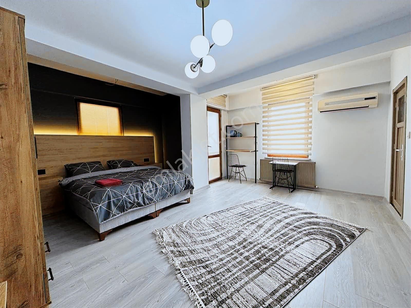 Merkezi Konumda Kiralık 1+0 Eşyalı Daireler Mutfaklı Klimalı - Görsel 5