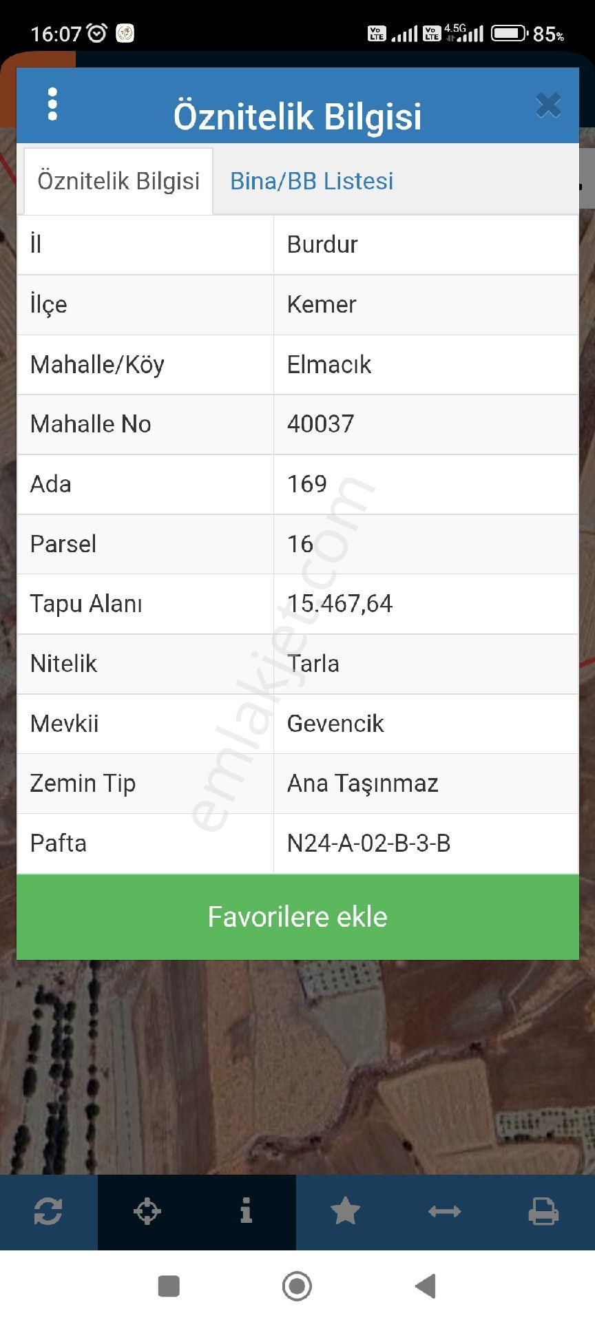 Wisrem Burdur'dan Satılık 15.467 M² Tarla - Görsel 9