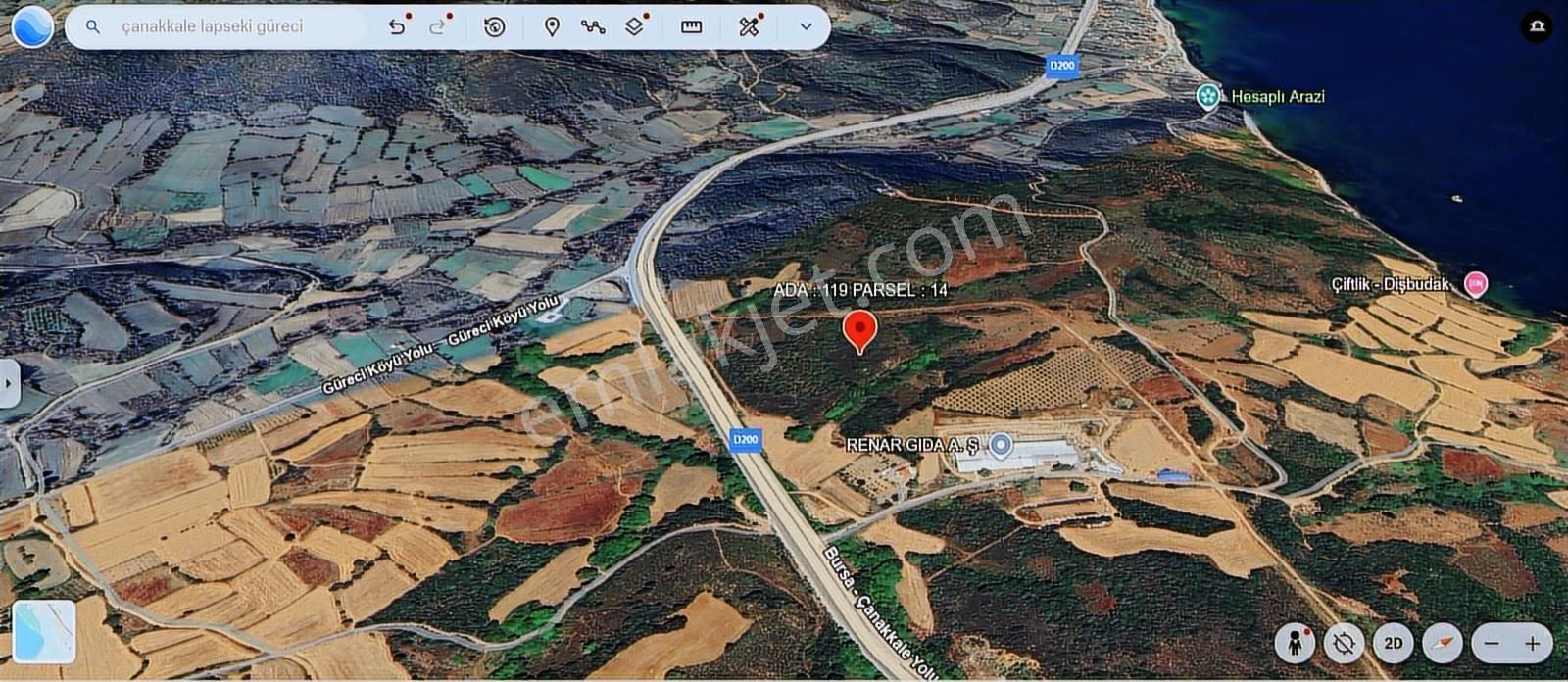 Talha Tozduman'dan Çanakkale Lapseki'de 7.615 M2 Müstakil Tarla - Görsel 13
