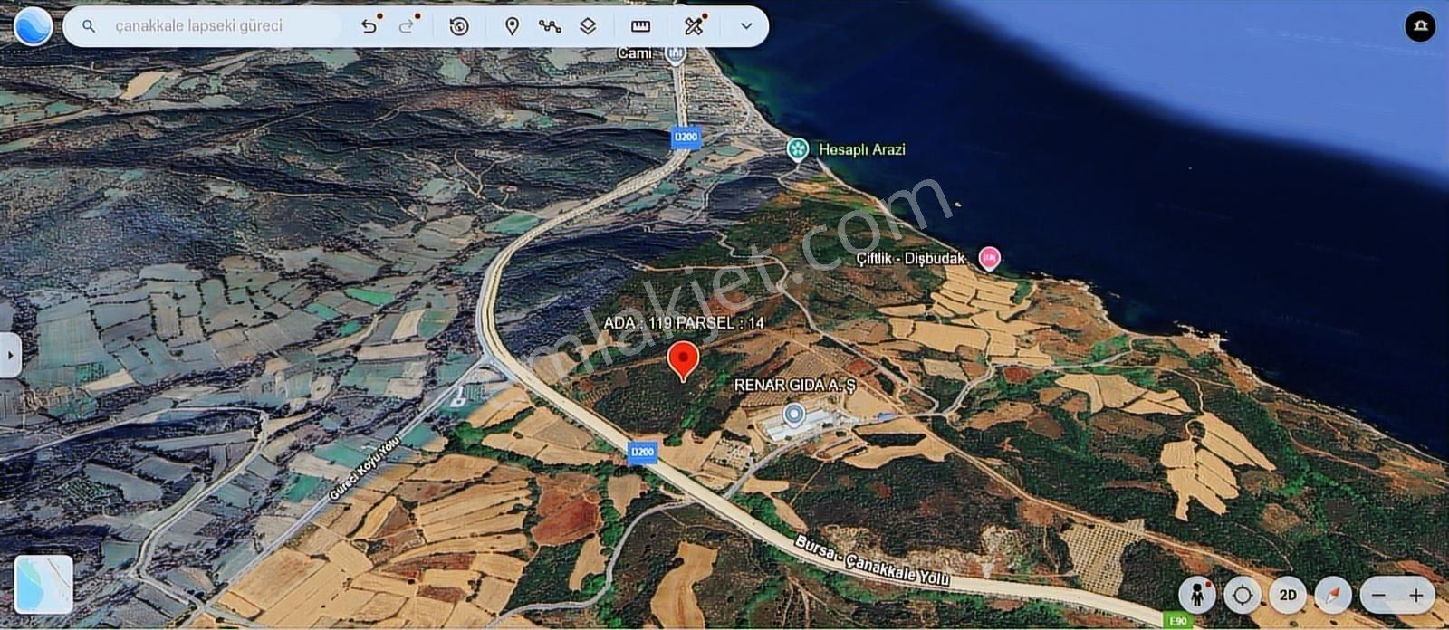 Talha Tozduman'dan Çanakkale Lapseki'de 7.615 M2 Müstakil Tarla - Görsel 15