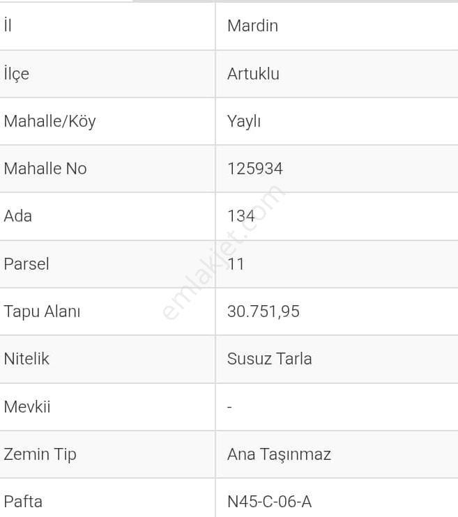 Satılık 30 Dönüm 752 M2 Tek Tapu Tarla - Görsel 2