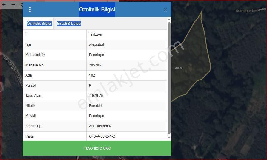 Kamer'den Trabzon,akçaabat,akçaköy Esentepe'de Satılık Hisseli Arazi(açıklamayı Okuyunuz) - Görsel 2