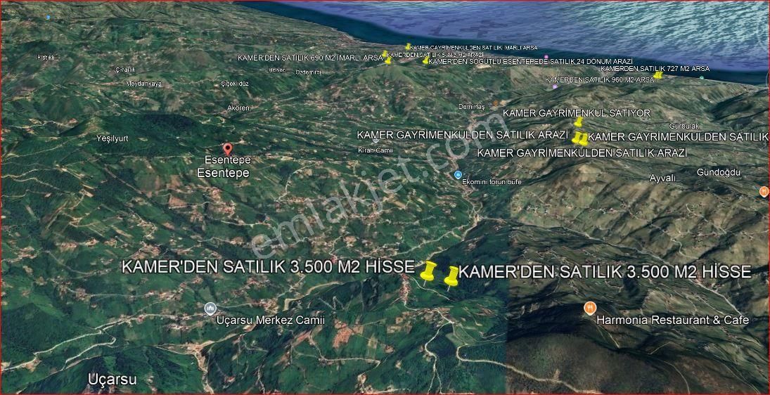 Kamer'den Trabzon,akçaabat,akçaköy Esentepe'de Satılık Hisseli Arazi(açıklamayı Okuyunuz) - Görsel 6
