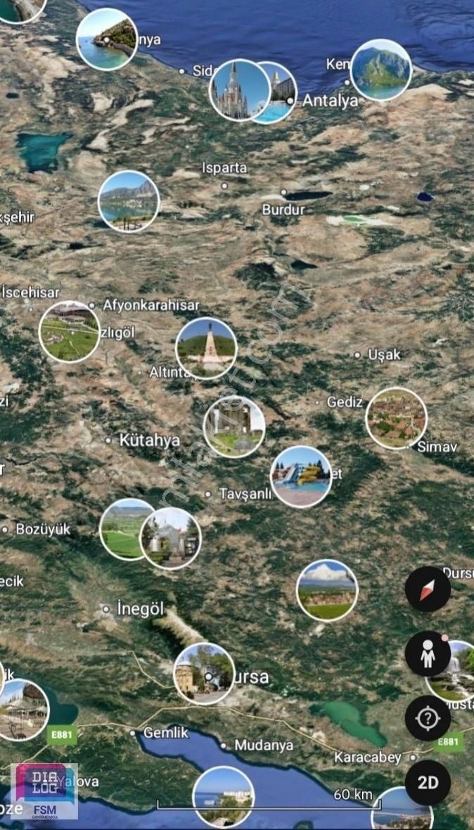 2 Kat İmarlı 426 M2 Doğayla İç İçe Orhaneli Sırıl Köyünde Arsa - Görsel 14