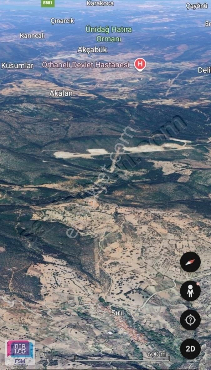 2 Kat İmarlı 426 M2 Doğayla İç İçe Orhaneli Sırıl Köyünde Arsa - Görsel 5