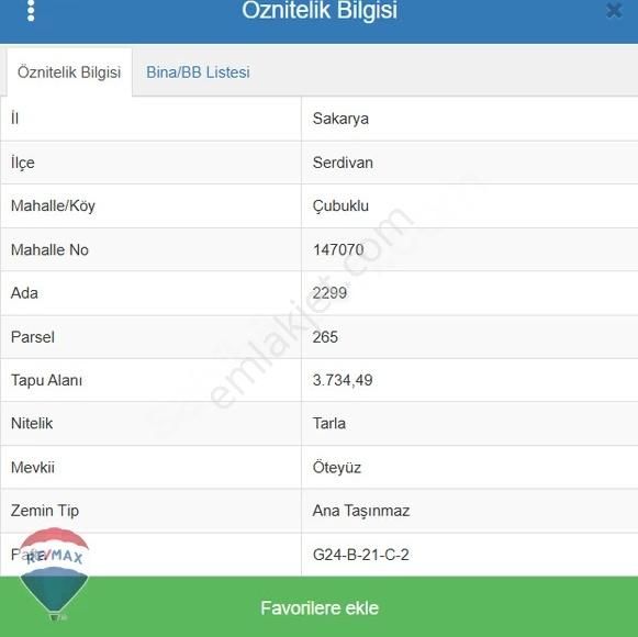 Remax Maviden Serdivan Çubukluda Muhteşem Manzaralı Arazi - Görsel 5