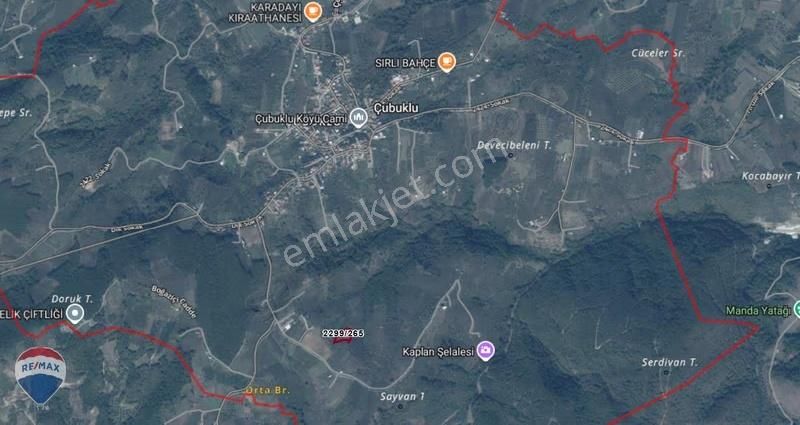 Remax Maviden Serdivan Çubukluda Muhteşem Manzaralı Arazi - Görsel 4