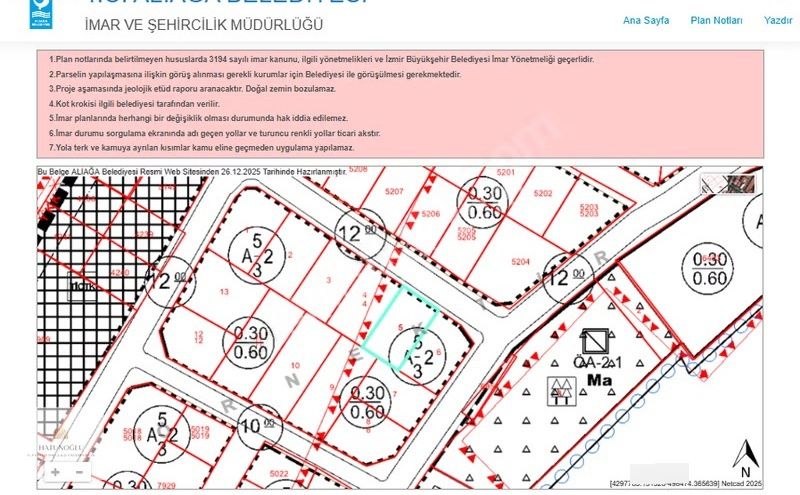 Hatunoğlu'ndan Satılık Aliağa-yalı Mahallesi'nde 388 M2 Arsa - Görsel 8