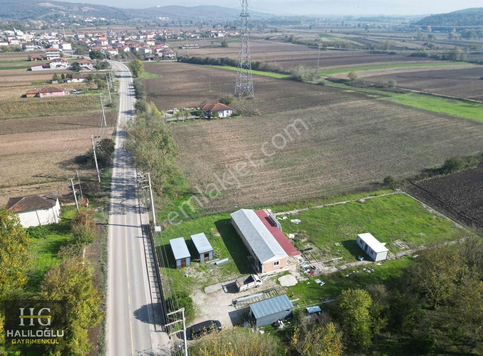 Kiralık 2,5 Dönüm Arazi Konteynır İçinde Sanayi Elektirig Mevcut - Görsel 2