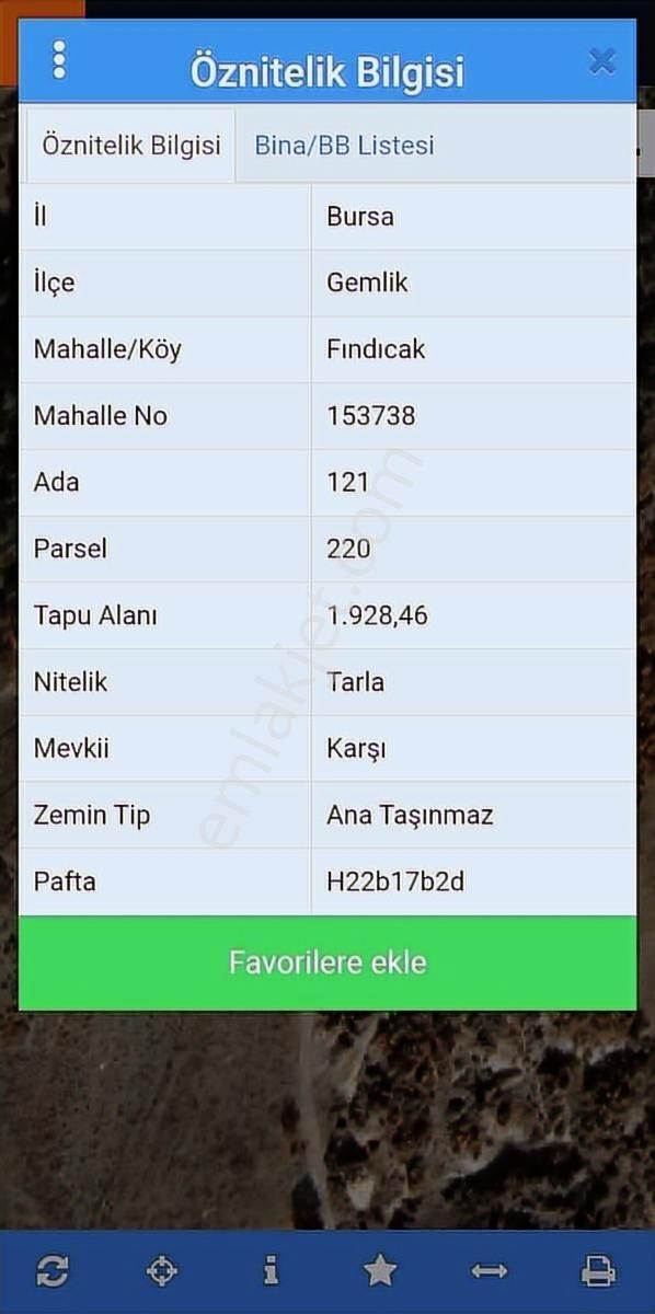 Bursa Gemlik Fındıcak Satılık 1928 M2 Tarla. Emniyet Emlak Ofisi - Görsel 27