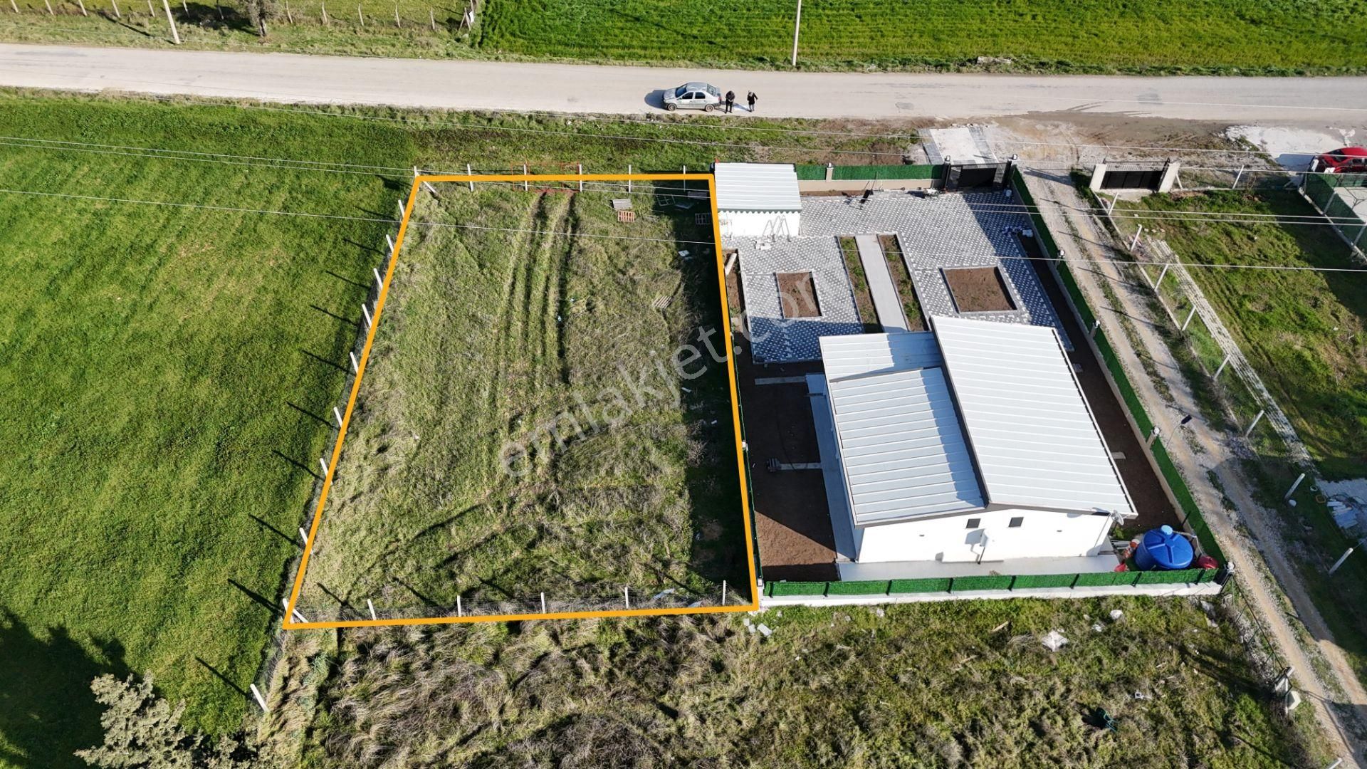 İzmir Menderes Dereköyde 610 M2 Elektrik Suyu Var Anacadde Üstü - Görsel 6