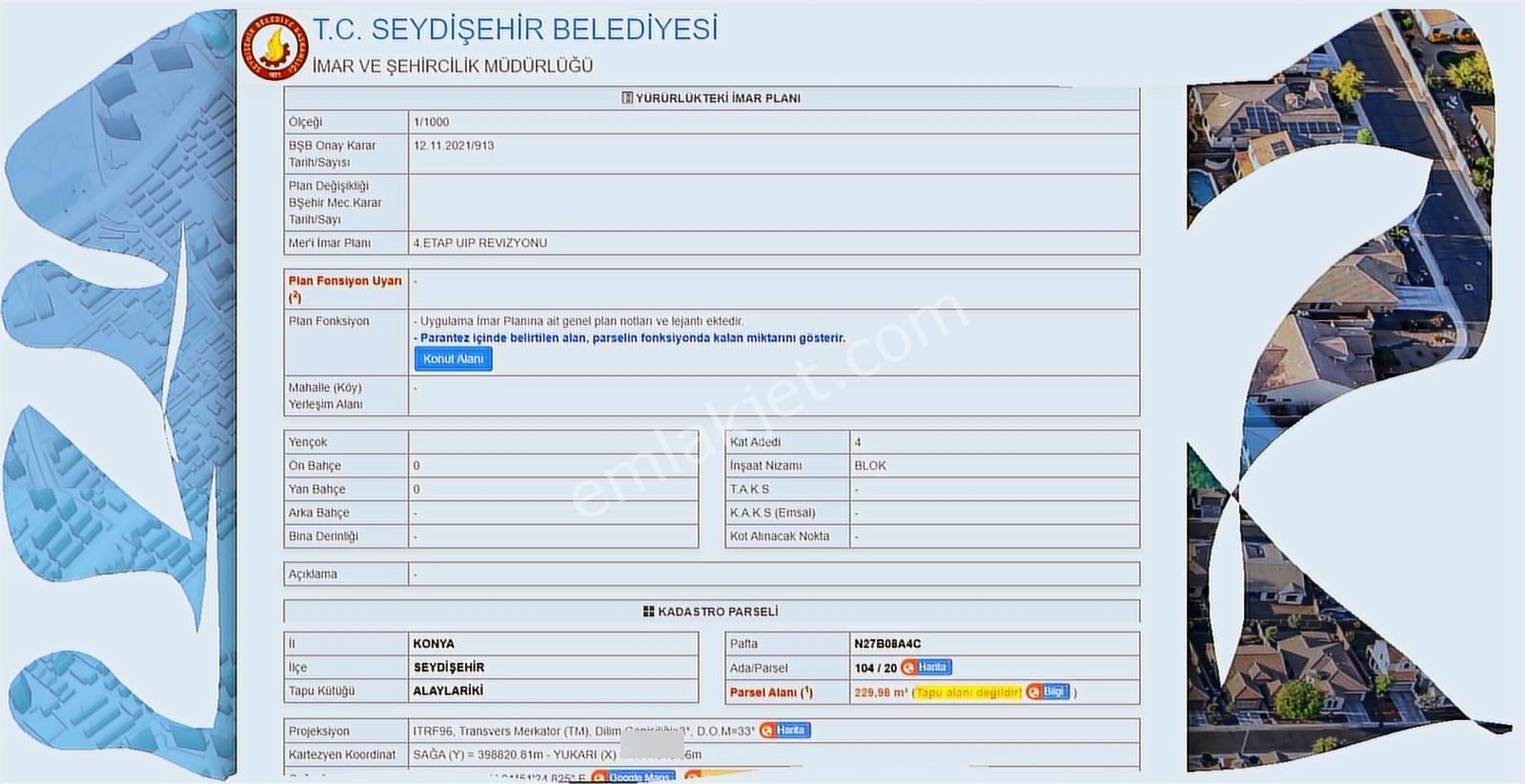 Özpınar ,dan 230 M2 4 Kat .blk. İmar. Kapalıspor Salonu Karşısı - Görsel 4