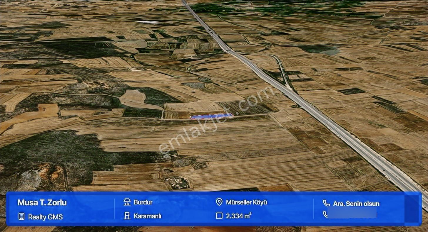 Karamanlı Mürseller'de 2334 M2 Satılık Fırsat Tarla! - Görsel 4
