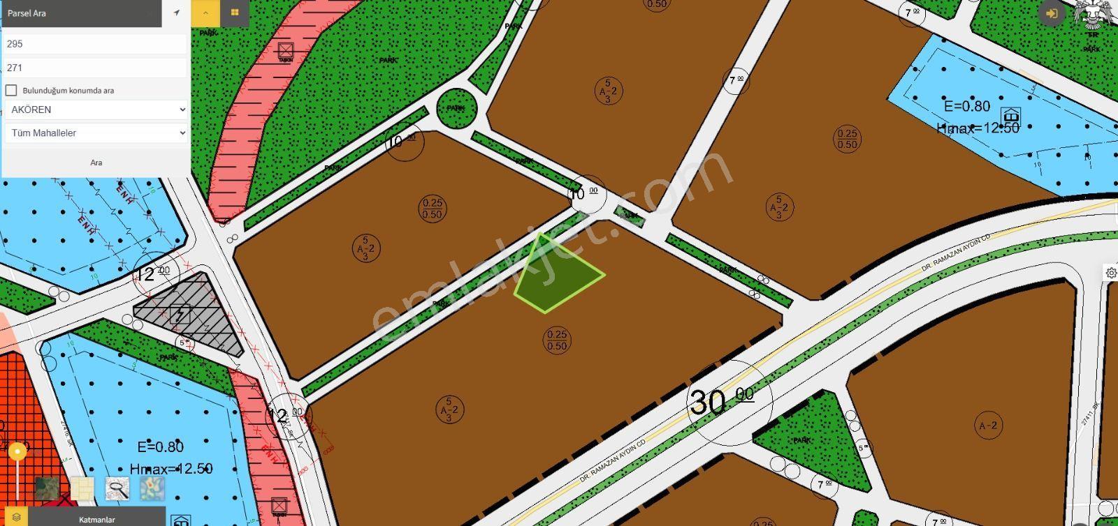 Konya / Akören / Tülce De 602 M² Müstakil İmarlı Arsa - Görsel 3