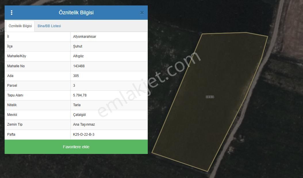 Mimaroba Çınar Gayrimenkulden Satılık Tarla