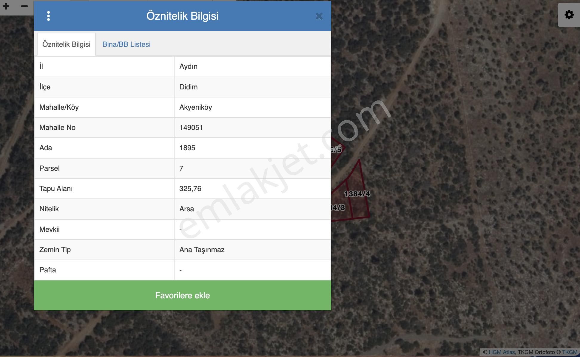 Didim 2 Adet Tam Müstakil Villalık 680 M2 Satılık Köşe Arsa - Görsel 6