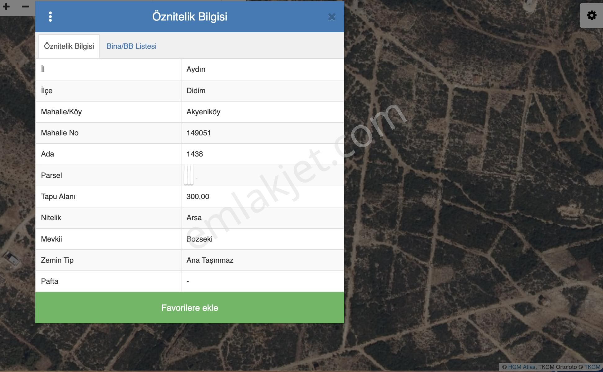 Didim 1 Adet Tam Müstakil Villa İmarlı 300 M2 Satılık Arsa - Görsel 2