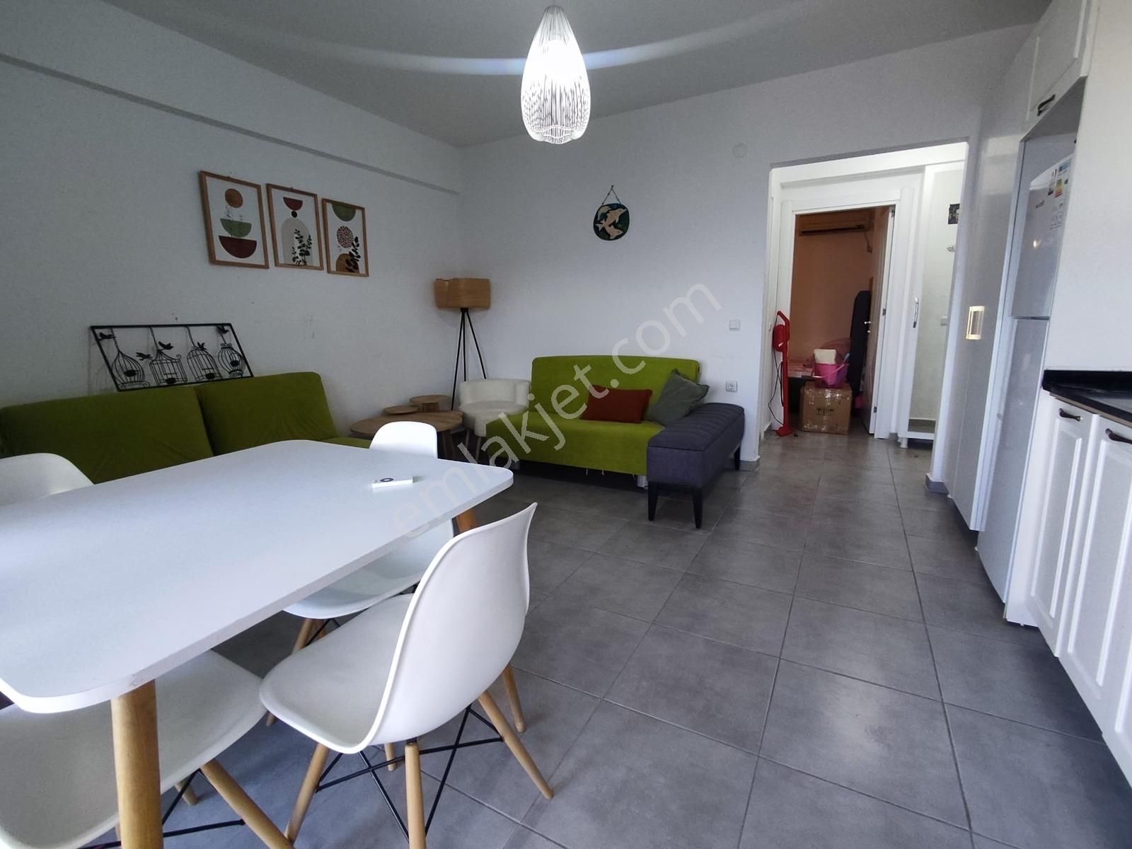 Akbük Te Satılık Full Eşyalı Deniz Manzaralı Bahçekat 1+1 Daire - Görsel 25