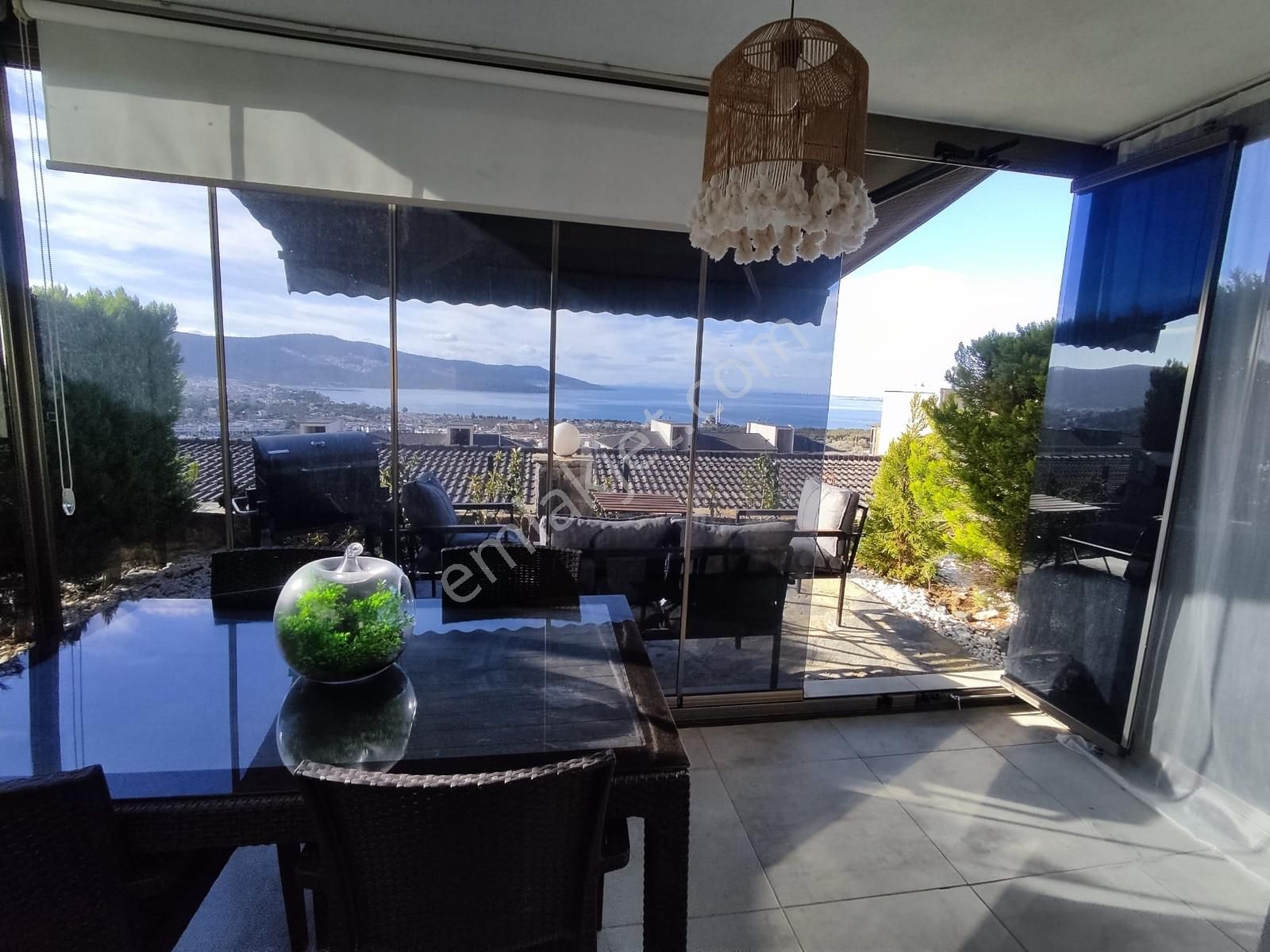 Akbük Te Satılık Full Eşyalı Deniz Manzaralı Bahçekat 1+1 Daire - Görsel 32