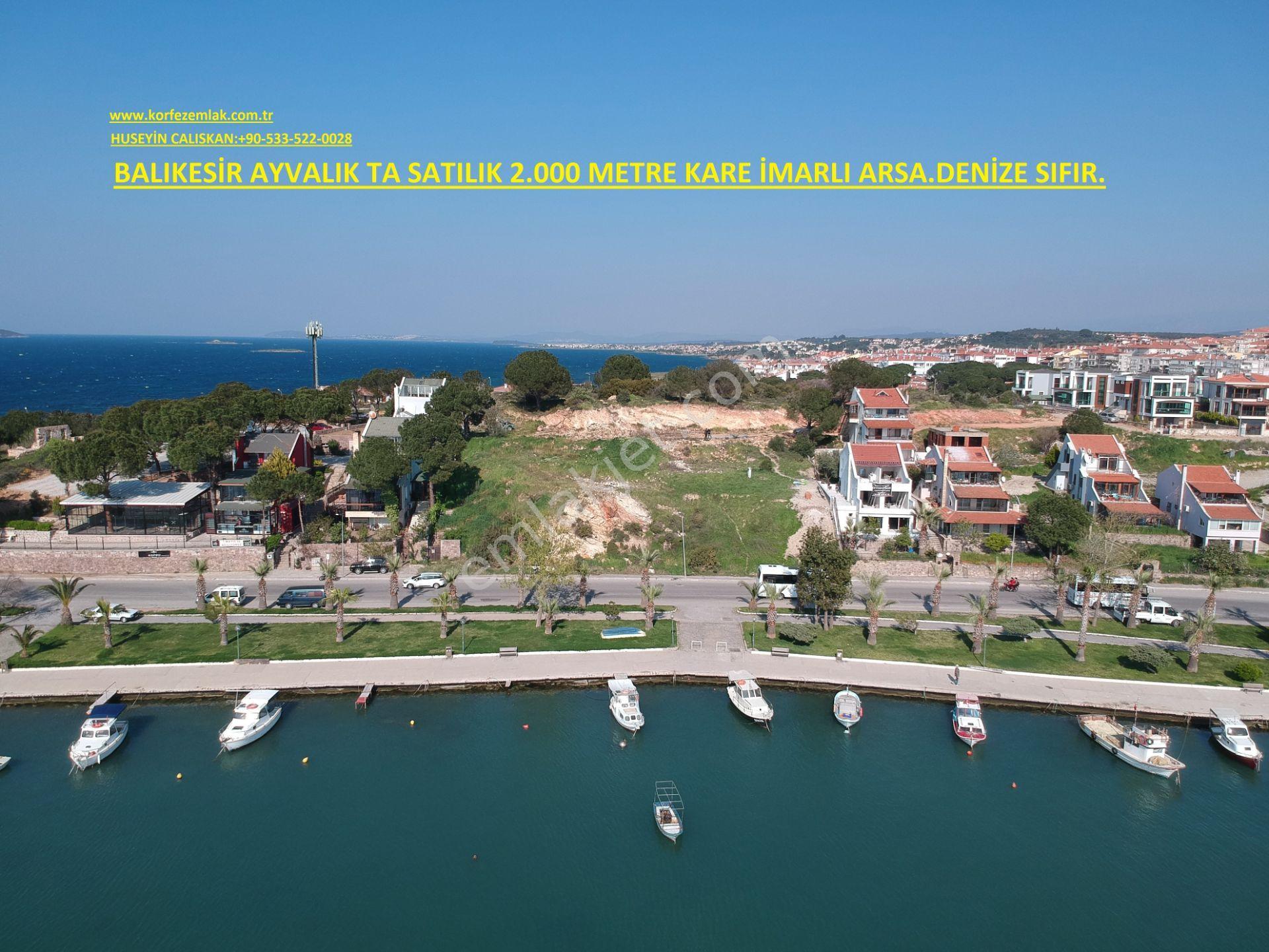 Ayvalık Ta Satılık 2000 Metre Kare Konut-turizm İmarlı Arsa. - Görsel 17