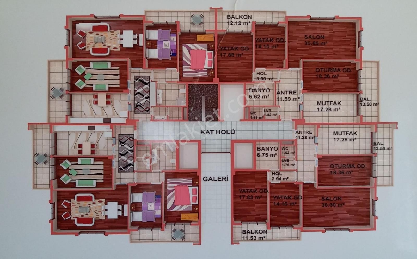 Karatay Kerim Dede Kooperatifinde Kiracılı 3+1 Ara Kat Fırsatı - Görsel 10
