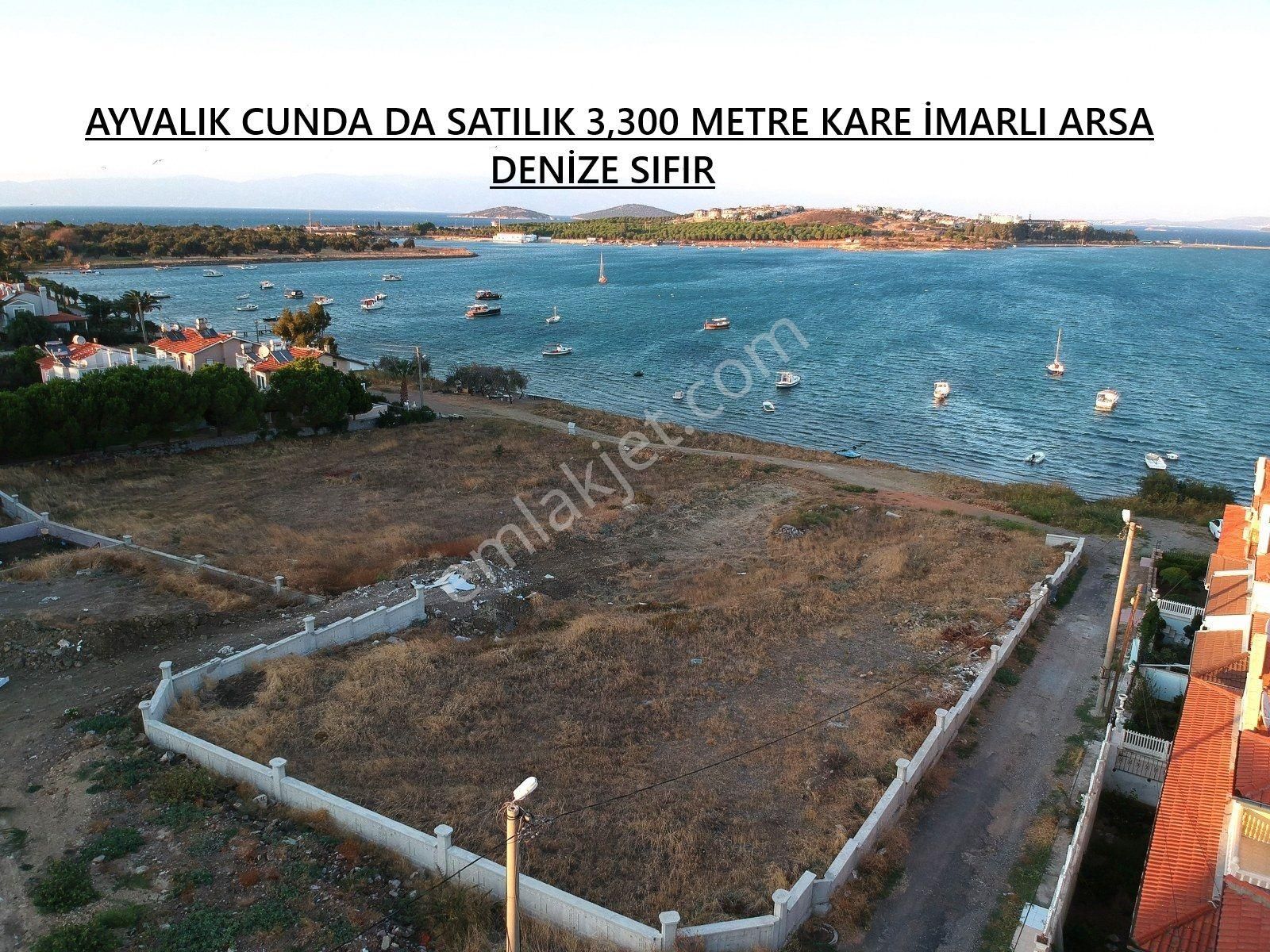 Ayvalık Cunda Da Satılık 3,300 Metre Kare İmarlı Arsa.