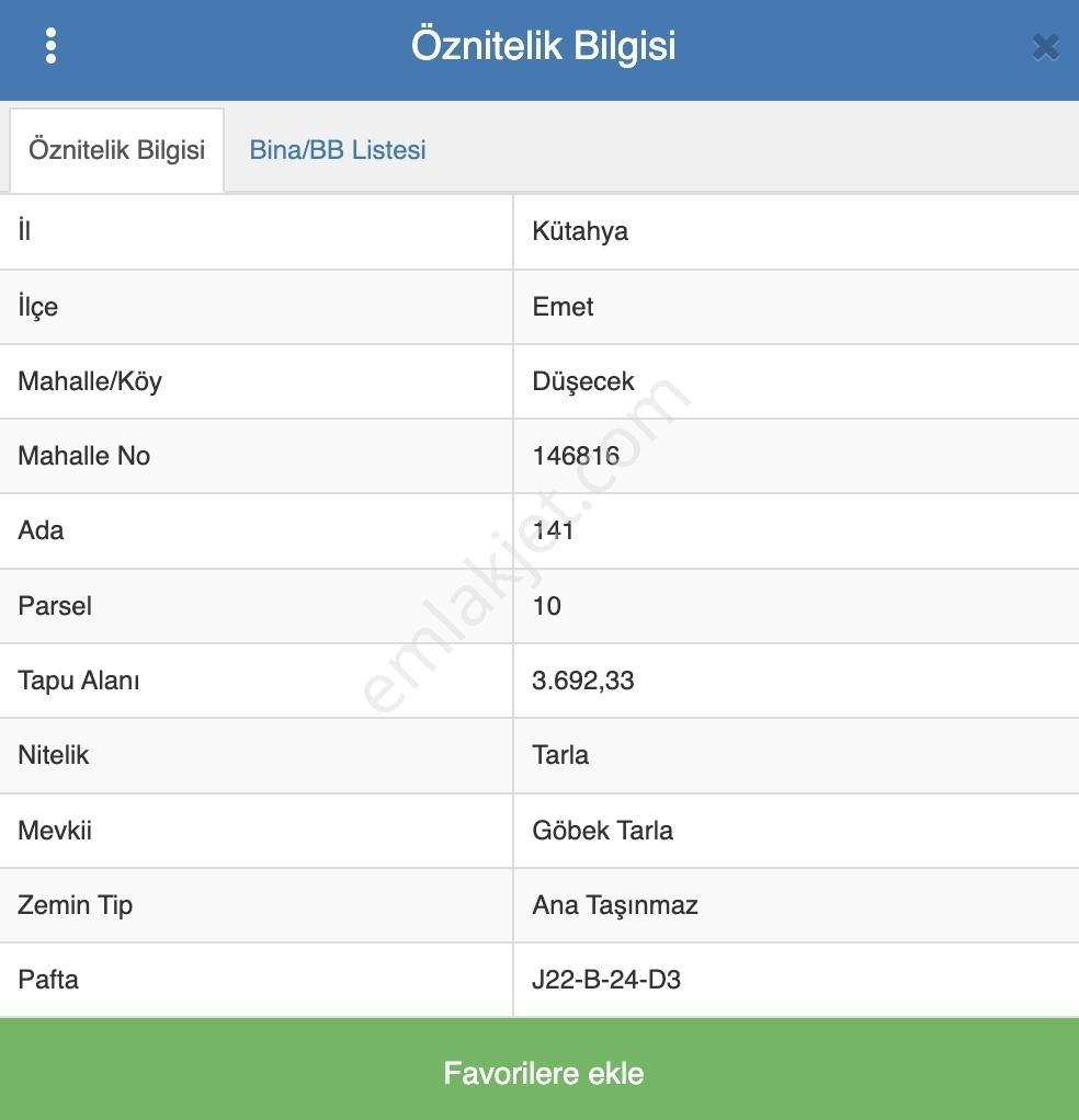 KÜTAHYA EMET 3.692 M2 KAPLICA BÖLGESİ YERLEŞİME YAK FIRSAT ARAZİ - Görünüm 3