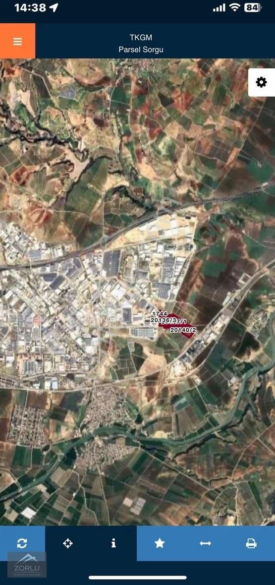 Zorlu'dan Org San Bitişiğinde Tek Tapu Satılık Tarla - Görsel 10