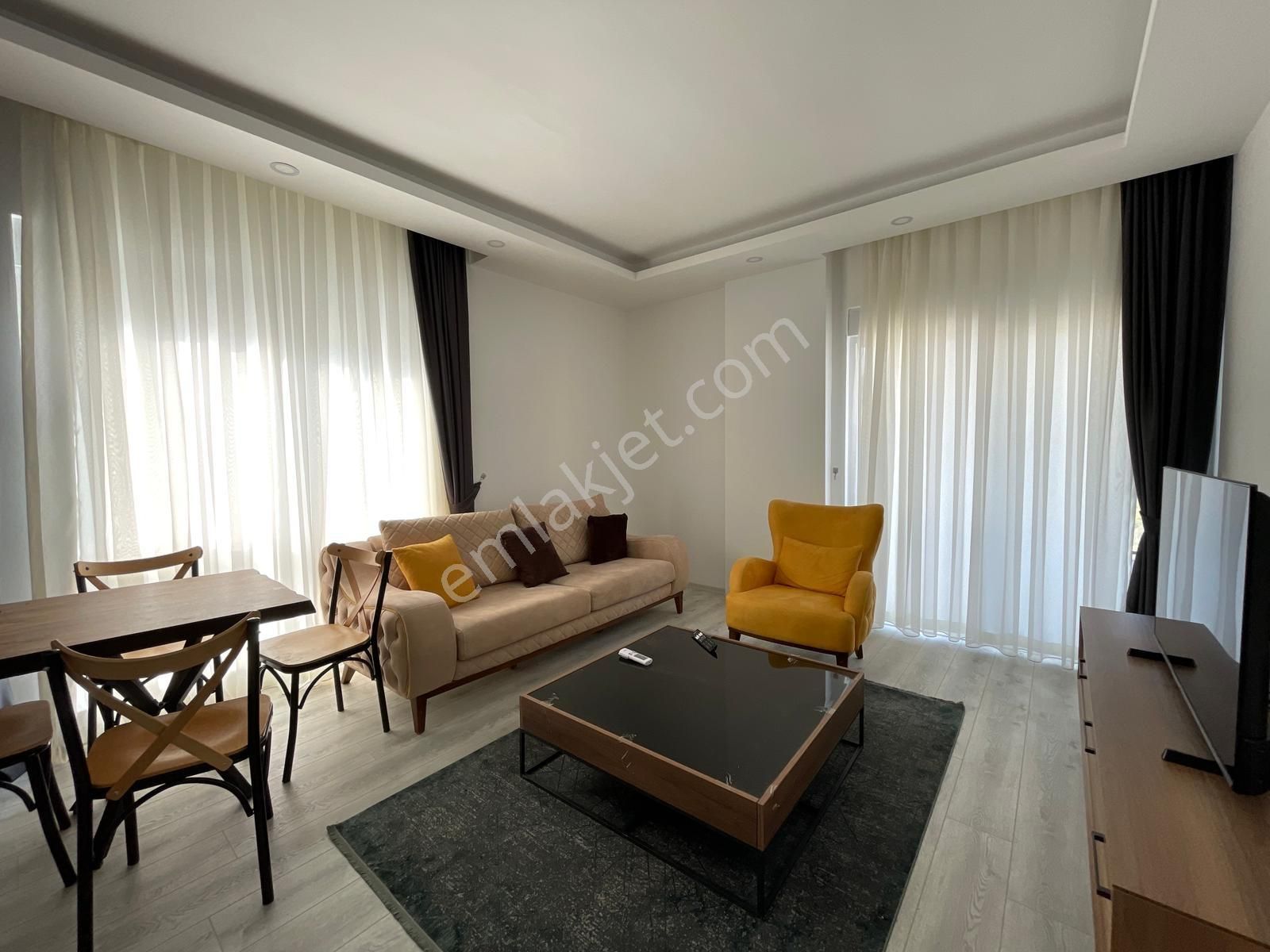 1+1 Satılık Eşyalı Daire Alanya Oba Flamıngo Sitesi - Görsel 19