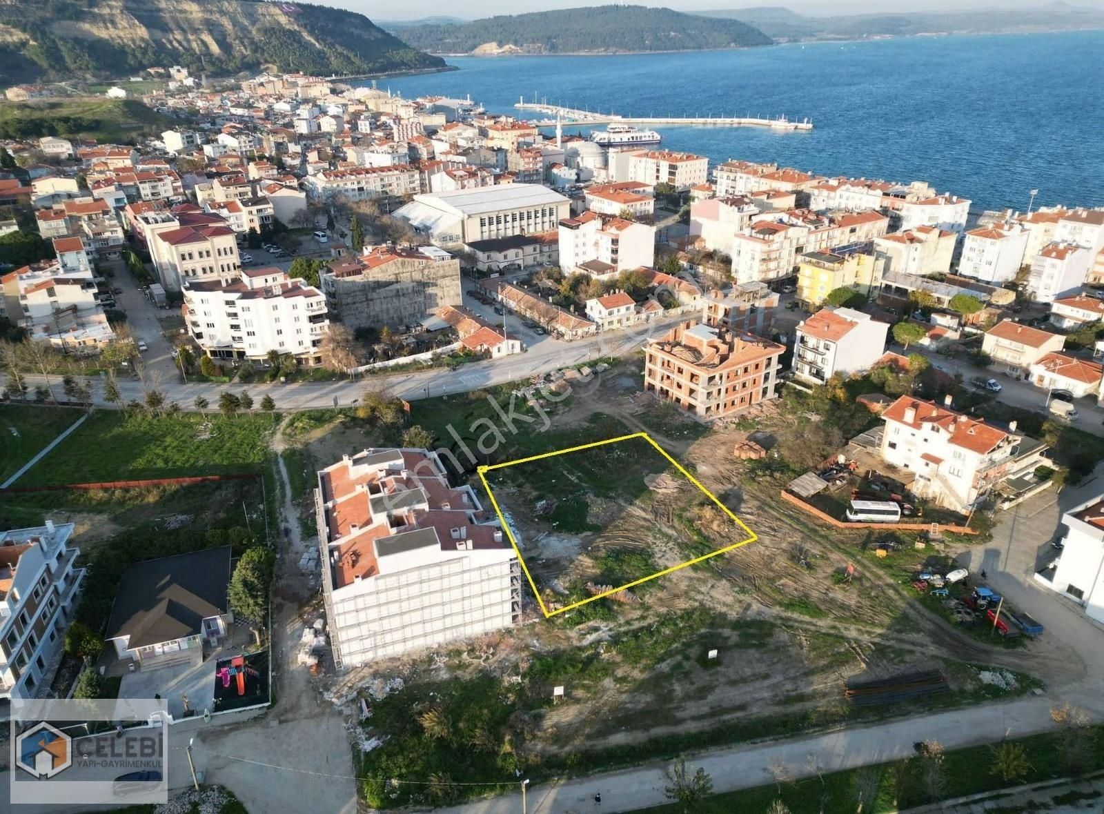 Çanakkale Eceabat Merkezde İsmetpaşa Mahallesinde Mükemmel Arsa