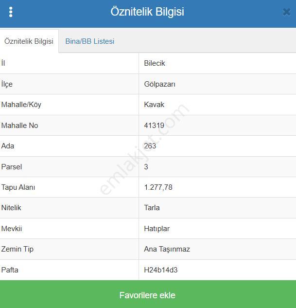 Bilecik Gölpazarı Kavak Köyünde 1.277 M² Tarla Satılıktır - Görsel 7
