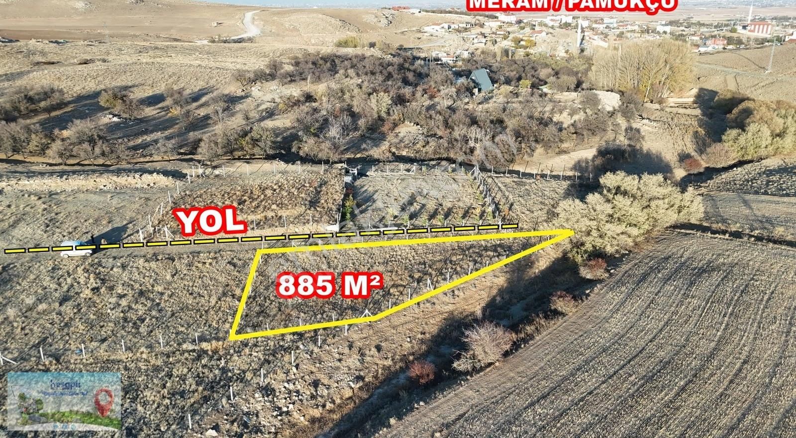 Meram Pamukçu Da 885 M² Bahçe Yapmaya Ve Yatırıma Uygun Tarla..! - Görsel 10
