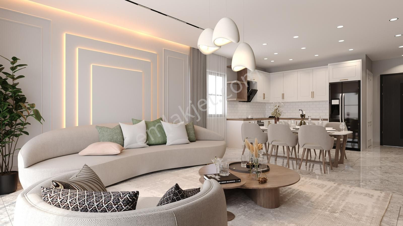 Güzelçamlıda 3+1 Geniş Konsept Villa - Görsel 23