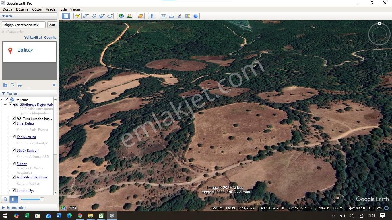 Çanakkale Yenice 26.000 M2 Satılık Arazi - Görsel 12