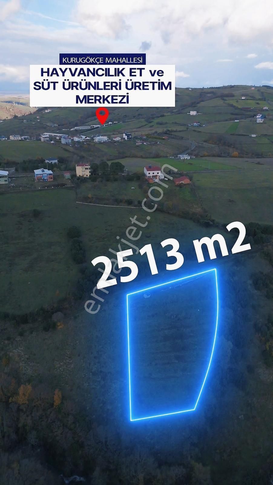 Evim-nur'dan Kurugökçe Mah. 2513m2 Doğa Manzaralı Kaçırılmayacak Yatırımlık Tarla - Görsel 3