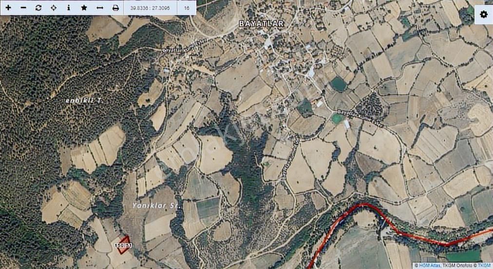 Mir'den Çanakkale Yenice Bayatlar Da Satılık 1700 M2 Tarla - Görsel 11