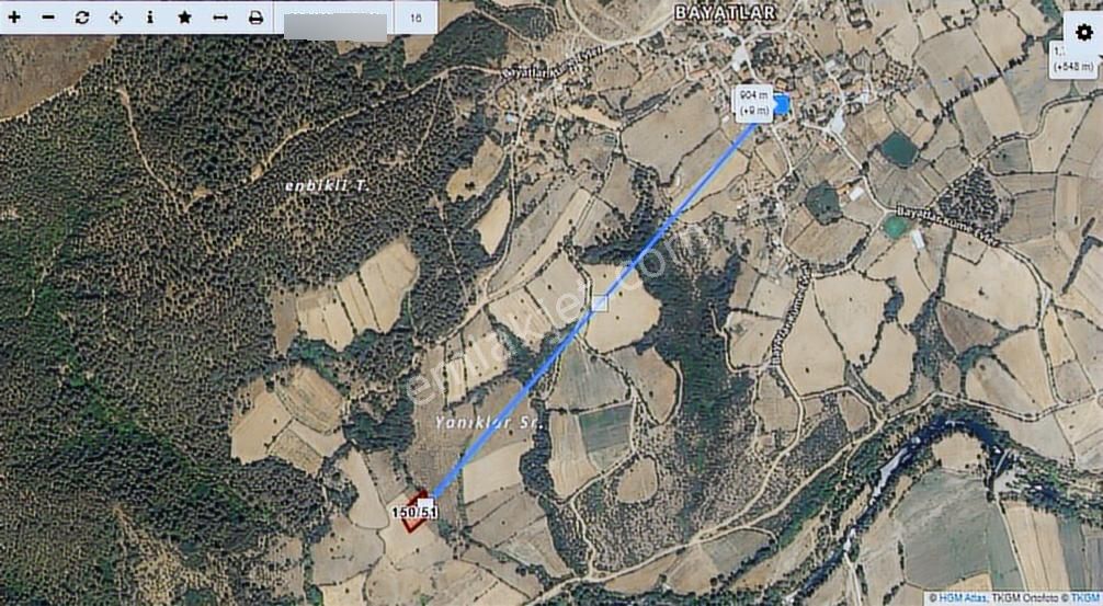 Mir'den Çanakkale Yenice Bayatlar Da Satılık 1700 M2 Tarla - Görsel 12