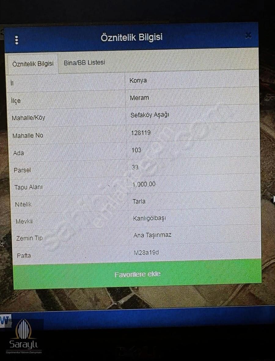 Saraylı'dan Sefaköy De Yatırımlık 1.000 M2 Tarla - Görsel 2