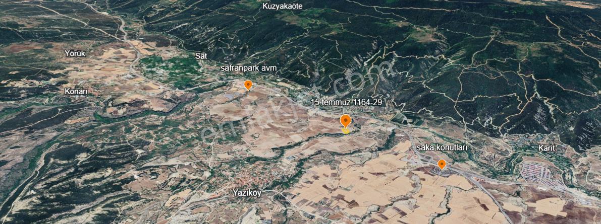 Karabük Safranbolu 15 Temmuz Mahallesinde Yatırımlık Tarla, - Görsel 19