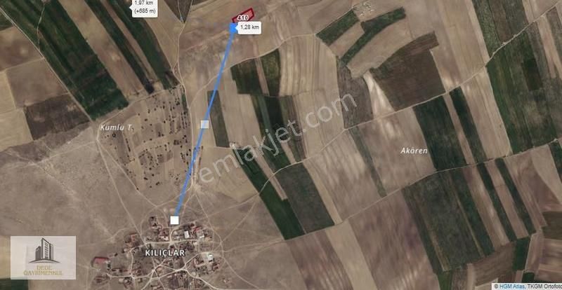 Afyonkarahisar / Emirdağ / Kılıçlar Köyünde 7930 M2 Tarla - Görsel 2