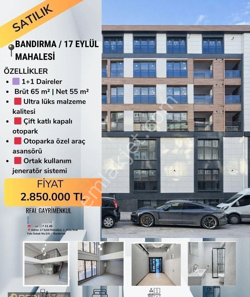 Bandırma Real Gayrimenkulden 17 Eylül Mahallesinde 1+1 Satılık Daire - Görsel 9