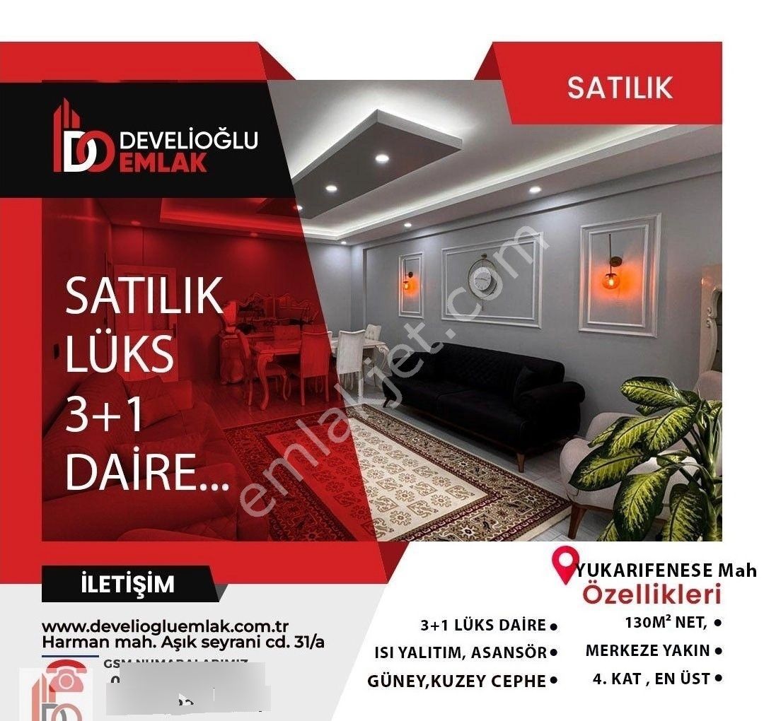 Develioğlu Emlaktan Ful+full Extralı 3+1 Geniş Satılık Daire...