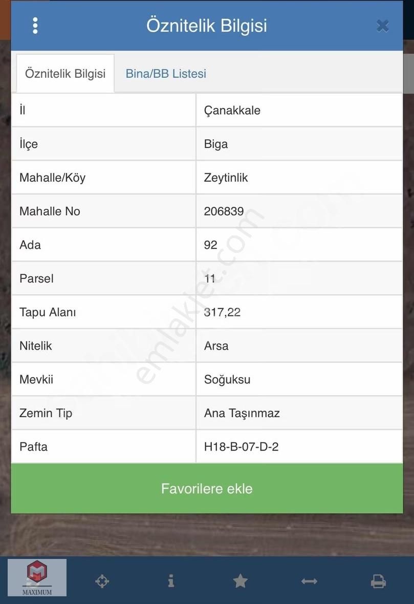 Çanakkale Biga Zeytinlikte Satılık Arsa - Görsel 3